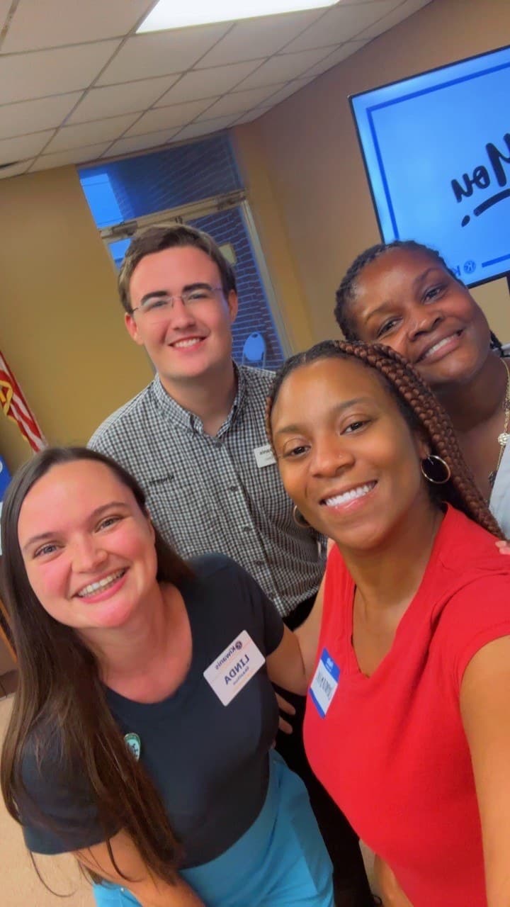 Chad Cohen, Ashley Bowers, Linda Skaathun, and Jonena Billips at the 2026 Kiwanis Club Introduction and Election Meeting